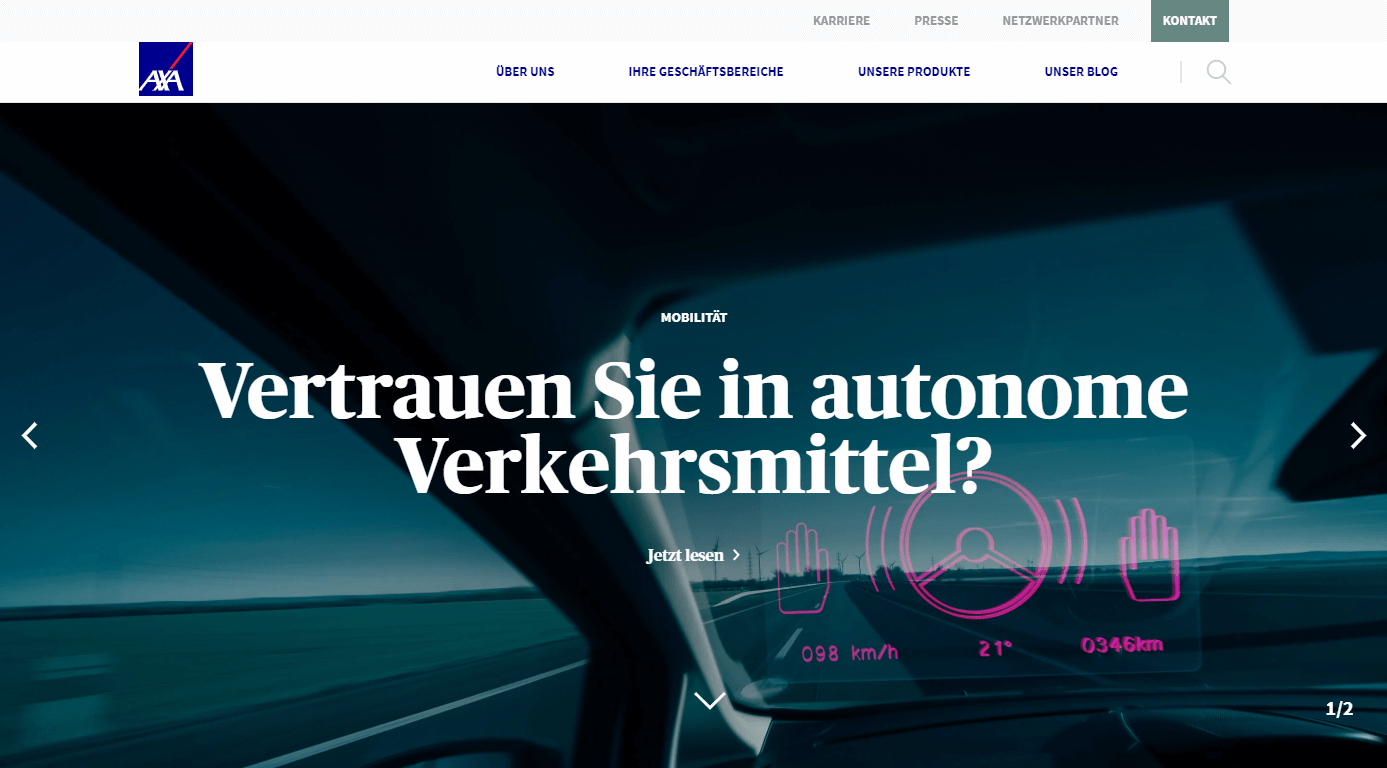 AXA Partners Germany - Blog Template