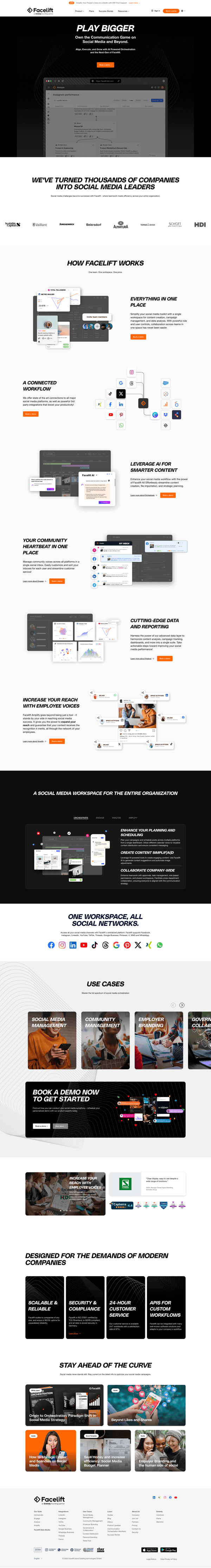 Facelift Homepage