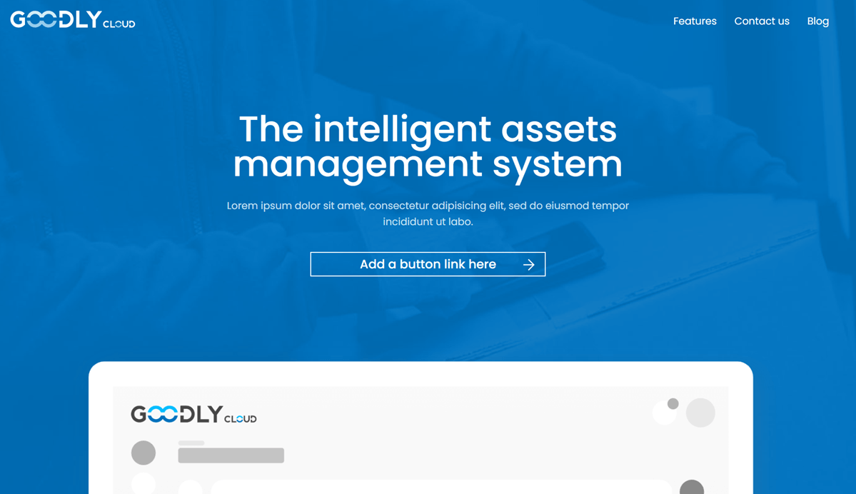 Goodly.Cloud - Website Theme